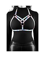Cosmo Vamp Harness - Elegant chest harness with rose gold hardware