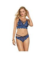 Glamorous Blue Crossed