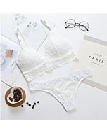 Floral Lace Set - White