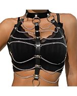 Black Chain BDSM Harness