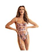 Floral XL Open Lingerie