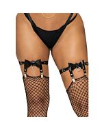 Black Vegan Garter Belt
