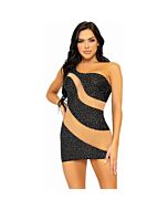 Sensual Bicolor Mini Dress