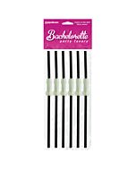 Bachelorette penis straws luminescent 6 pcs