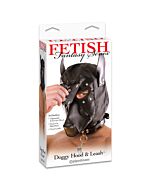 Fetish fantasy dog ​​hood and chain
