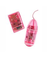 Remote control vibrating pink bullet acuatica