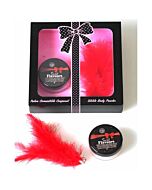 Case edible powders strawberry