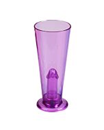 Party pecker lilac glass with light