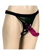 Lucid point harness with penis pink g