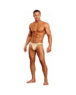 Male beige thong power bored effect