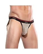 Male nude thong micro power crochet