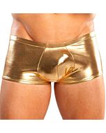 Male boxer heavy metal power gold