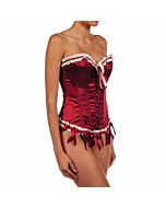 Intimax maroon corset persefone