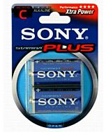 Sony Batteries Plus ALKALINE LR14 / C