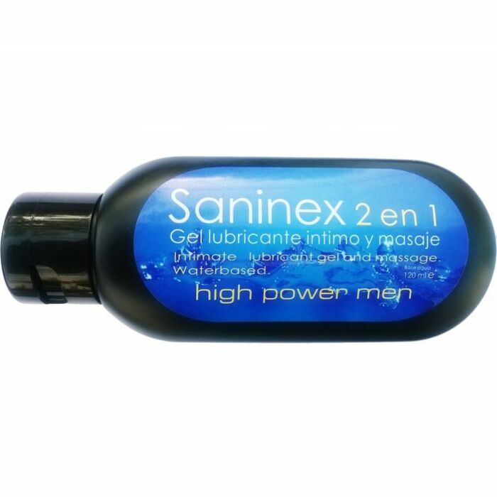 Saninex intimate lubricant gel 120 ml high power men