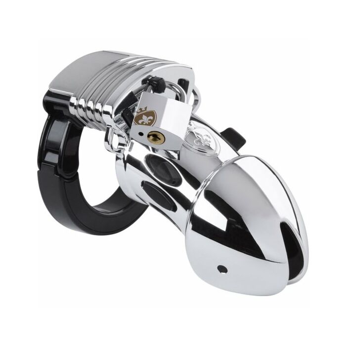 Pubic Enemy 1 silver cage penis sheath