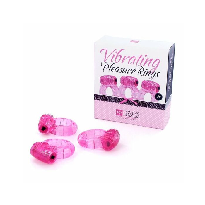 Loverspremium - anillos de placer 3 uds rosa