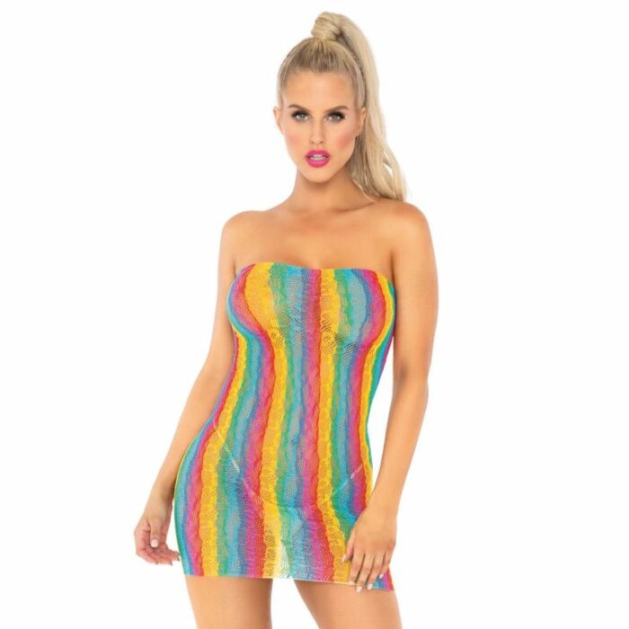 Leg avenue tube dress multicolour one size