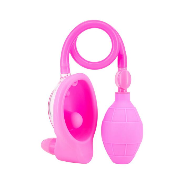Vibrating vagina pump - pink