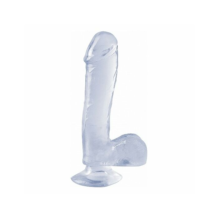 Basix penis gelatin transparent suction 19 cm