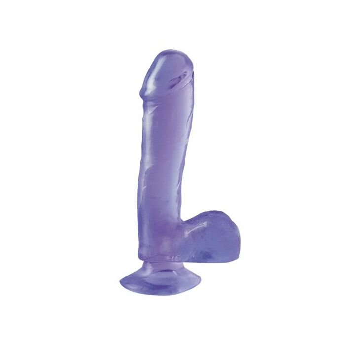 Basix gelatin penis suction lila 19 cm