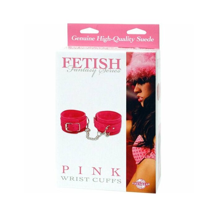 Fetish fantasy dolls with pink handcuffs to chain