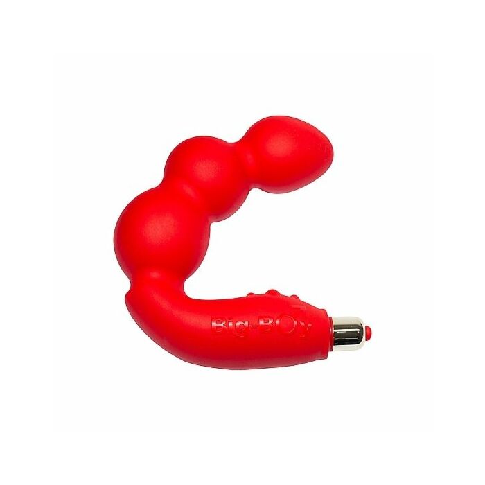 Big-boy male G-spot stimulator red 7 speeds