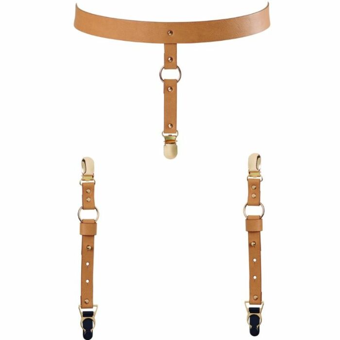 Bijoux indiscrets maze liguero para ropa interior y medias marron