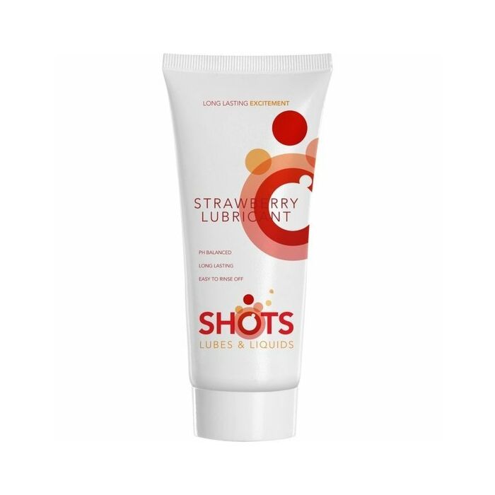 Shotslube water based lubricant strawberry flavor 100ml
