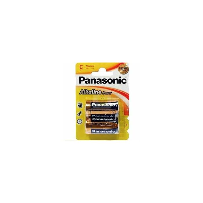 Double Pack: Panasonic Bronze LR14 Alkaline Batteries