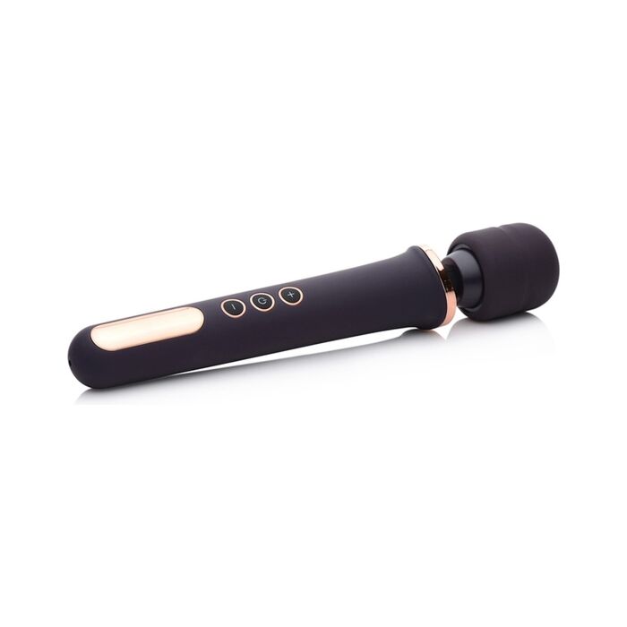 Scepter 50x Silicone Massage Wand - Black / Gold