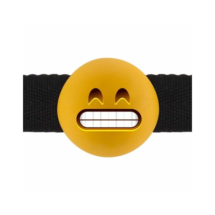 Grinning emoji - mordaza
