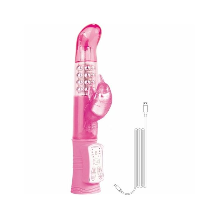 Rechargeable Vibrator pink delfn