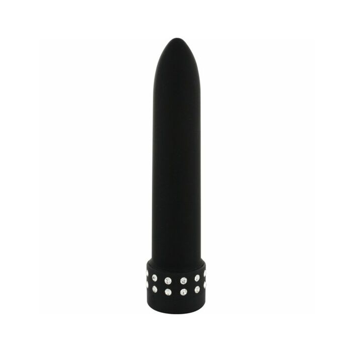 Diamond silk vibrador negro