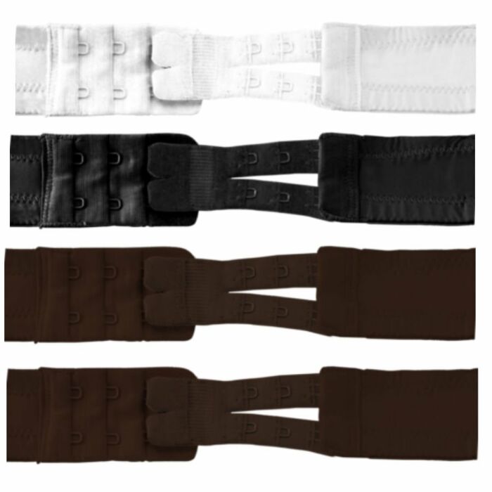 Byebra extensores de contorno flexibles 2 ganchos 4uds