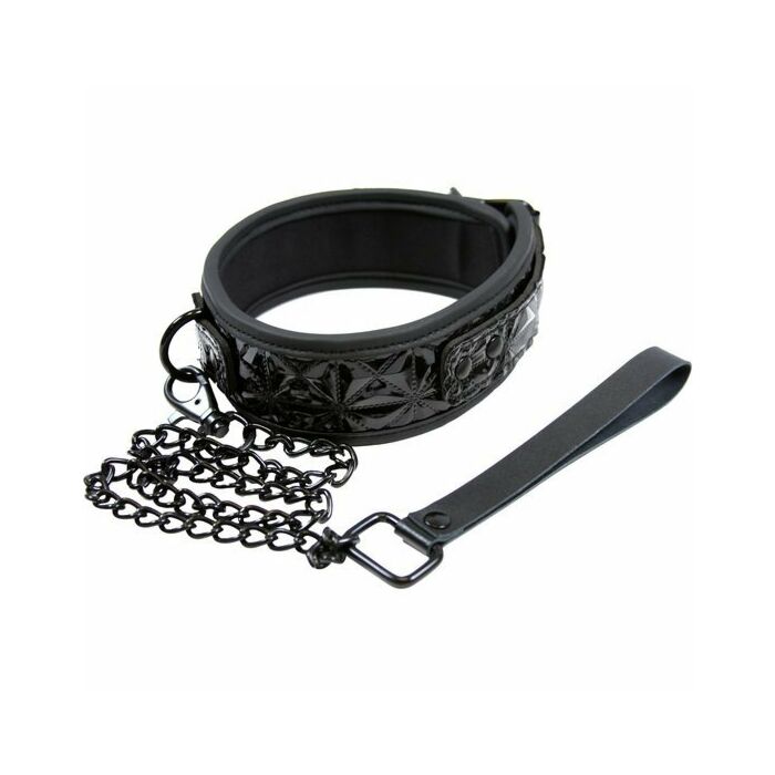 Sinful necklace with black chain