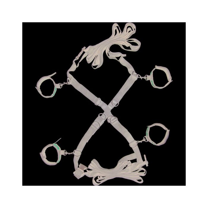 Bindings to bed with handcuffs