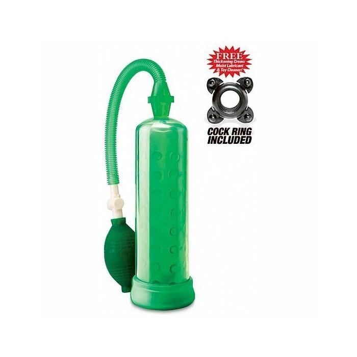 Pump Worx Erection Pump Green Silicone