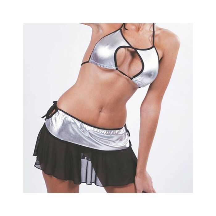 Cheerleader costume gray