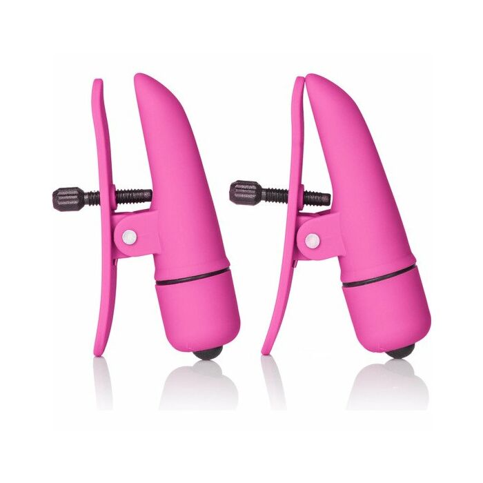 Vibrating nipple clamps
