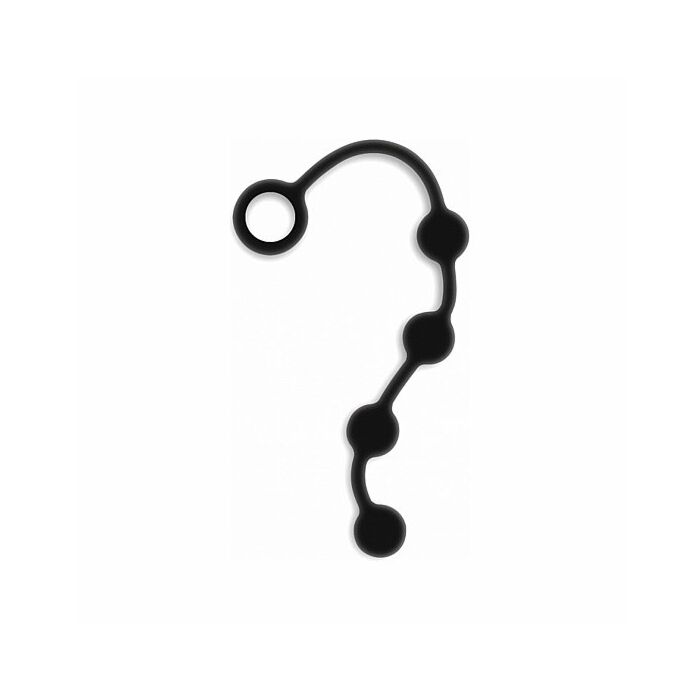 Excite bolas anales de silicona - negro