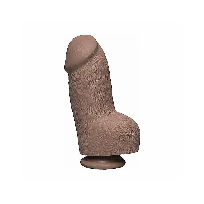Fat d - pene realístico ultraskyn 20cm - caramelo