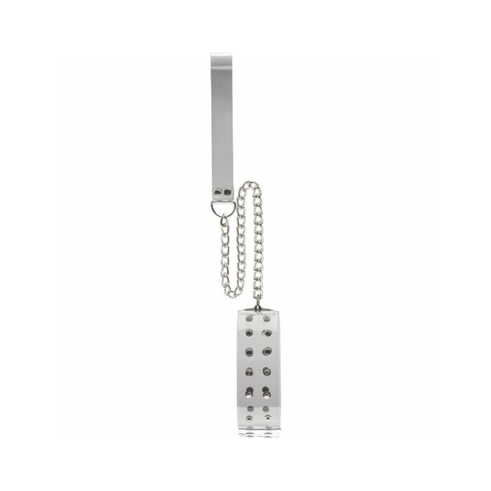 Bad romance necklace with rivets metal translucent