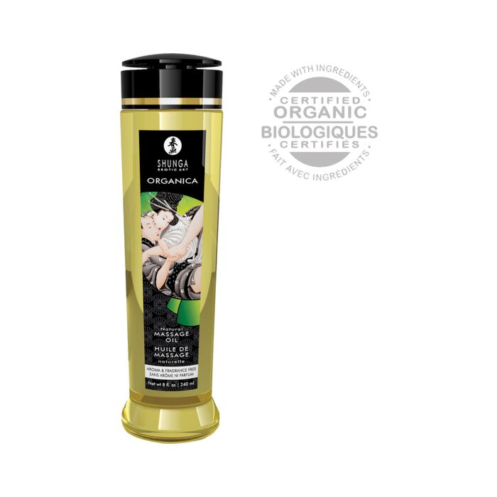 Shunga edible organic erotic massage oil