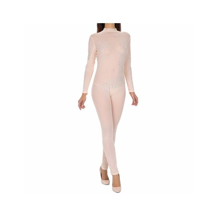 Mono rhinestone blanco