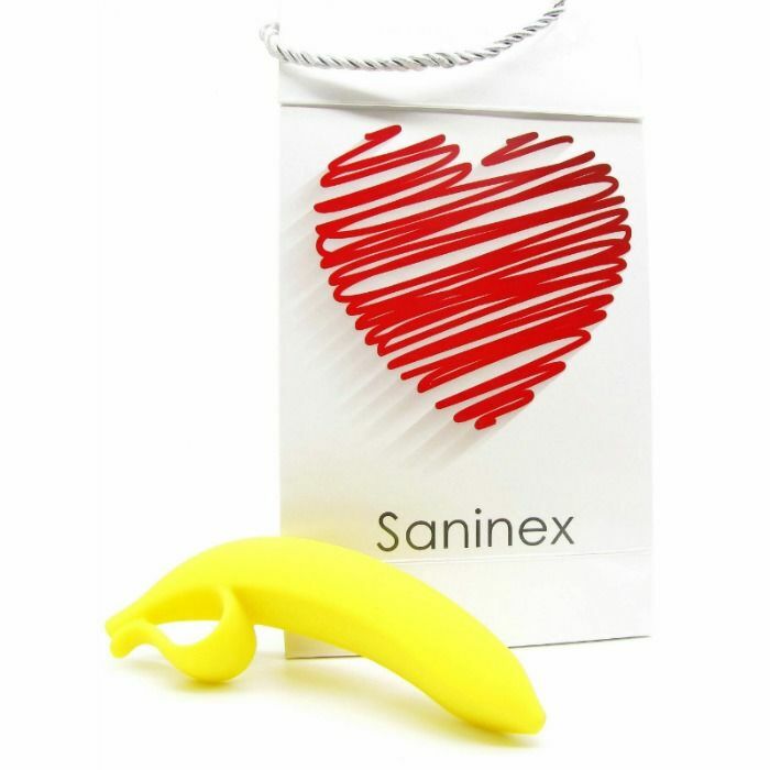 Saninex dildo orgasmic fantasy banana yellow