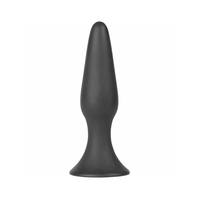 Silky black small buttplug