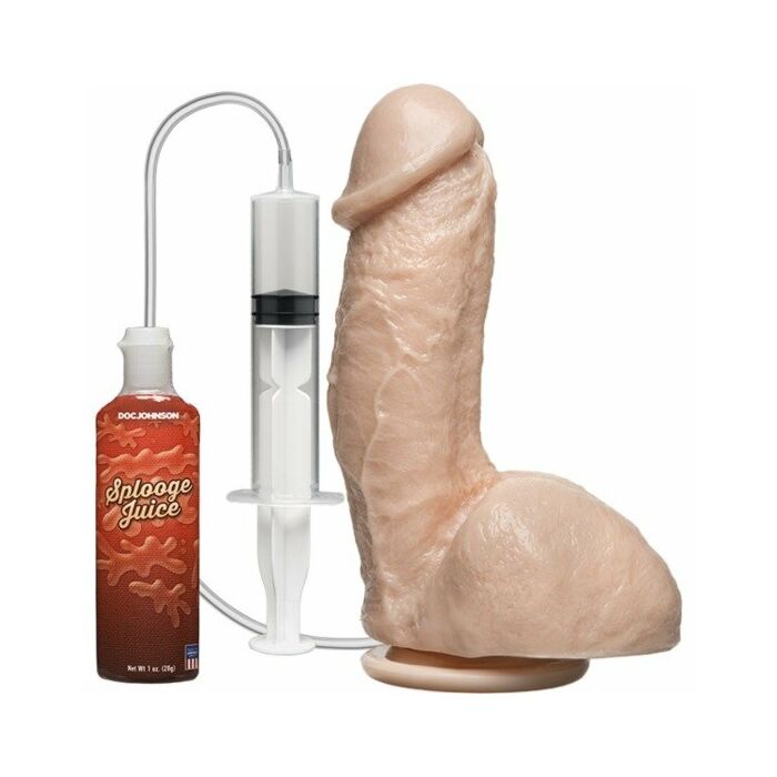 Realistic penis with ejaculation