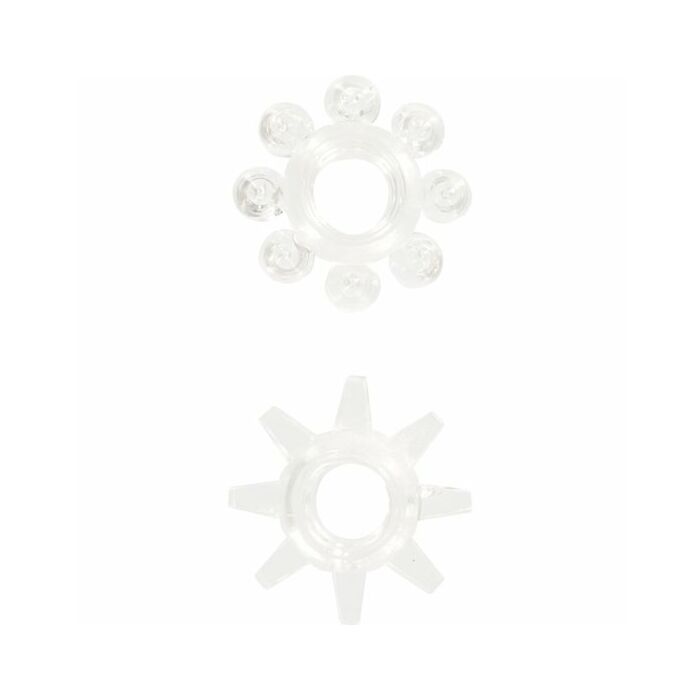 Power stretchy transparent ring 2pcs