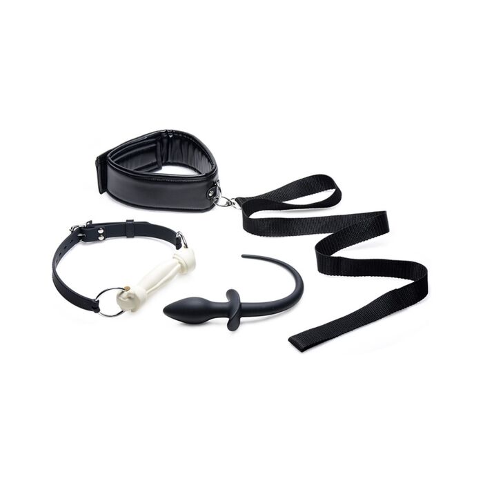 Puppy play set  bdsm - negro